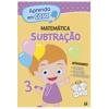 Capa do livro Aprenda em casa Matemática: Subtração