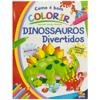 Capa do livro Como é bom Colorir! Dinossauros Divertidos