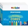 Capa do livro Escolinha MONTESSORI Meu P BOX de Atividades: Cores