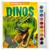 Capa do livro Brincando com Aquarela: Dinos