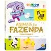 Capa do livro Escolinha Primeiras Palavras: Animais da Fazenda