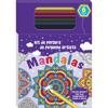 Capa do livro Livro de Pintura do Pequeno Artista: Mandalas