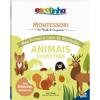 Capa do livro Escolinha MONTESSORI Meu P livro Atividades: Animais