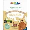 Capa do livro Escolinha MONTESSORI Meu P Livro Atividades: Fazenda