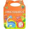 Capa do livro Colorindo Animais - Um livro com alça: Dinossauros