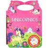 Capa do livro Colorindo Animais - Um livro com alça: Unicórnios