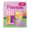 Capa do livro Diversão com Cores: Princesas