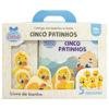 Capa do livro Cantigas com Dedoches no Banho: Cinco Patinhos