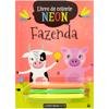 Capa do livro Livro de Colorir Neon: Fazenda