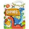 Capa do livro Cole & Rabisque! Dinos